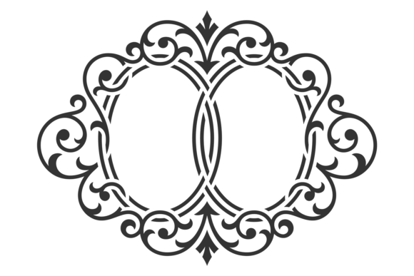 Couple Monogram Frame. Vintage Wedding E: A Designer’s Guide