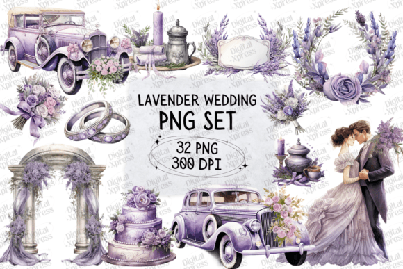 Designing with Lavender Wedding Clipart: A Practical Guide