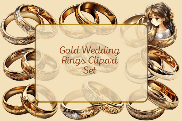 Gold Wedding Rings Clipart: A Designer's Guide to Elegant Branding