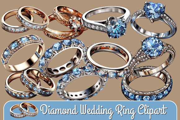 Sparkling Designs: Using Diamond Wedding Ring Clipart