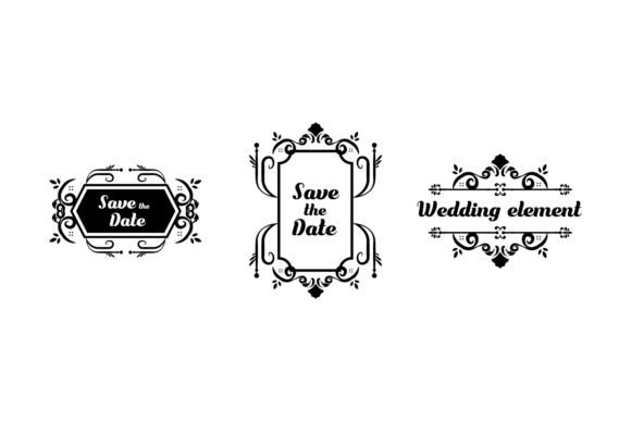 Timeless Charm: The Decorative Vintage Wedding Frame Set