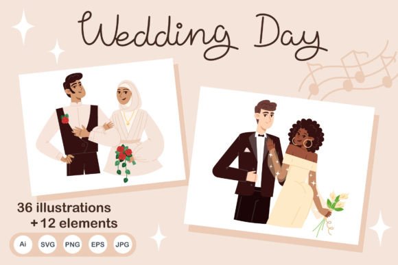 Wedding Day Illustrations: A Designer's Toolkit for Timeless Romance