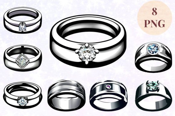Wedding Ring 83 Clipart PNG: A Designer's Guide to Versatile Romance